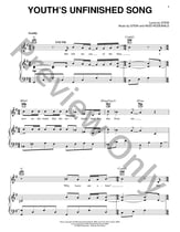 Youth's Unfinished Song piano sheet music cover